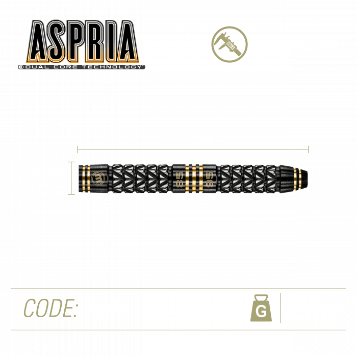 Aspria 95/85% Dual Tungsten